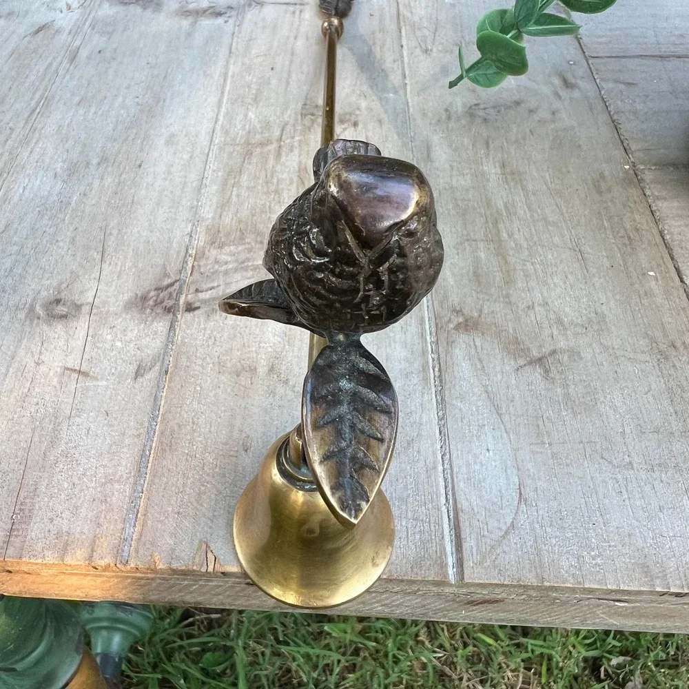 Vintage Brass Bird Candle Snuffer